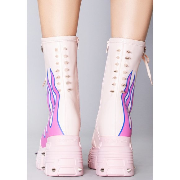 Anthony Wang X WTF MTF Sweet Inferno Platform Boots - Picture 3 of 6